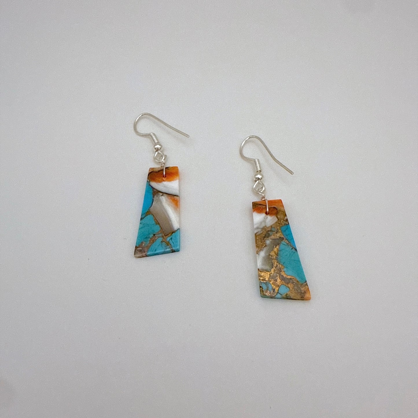 モハベターコイズスラブピアス A