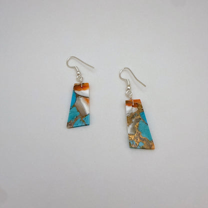 モハベターコイズスラブピアス A