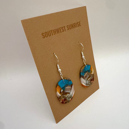 モハベターコイズスラブピアス C