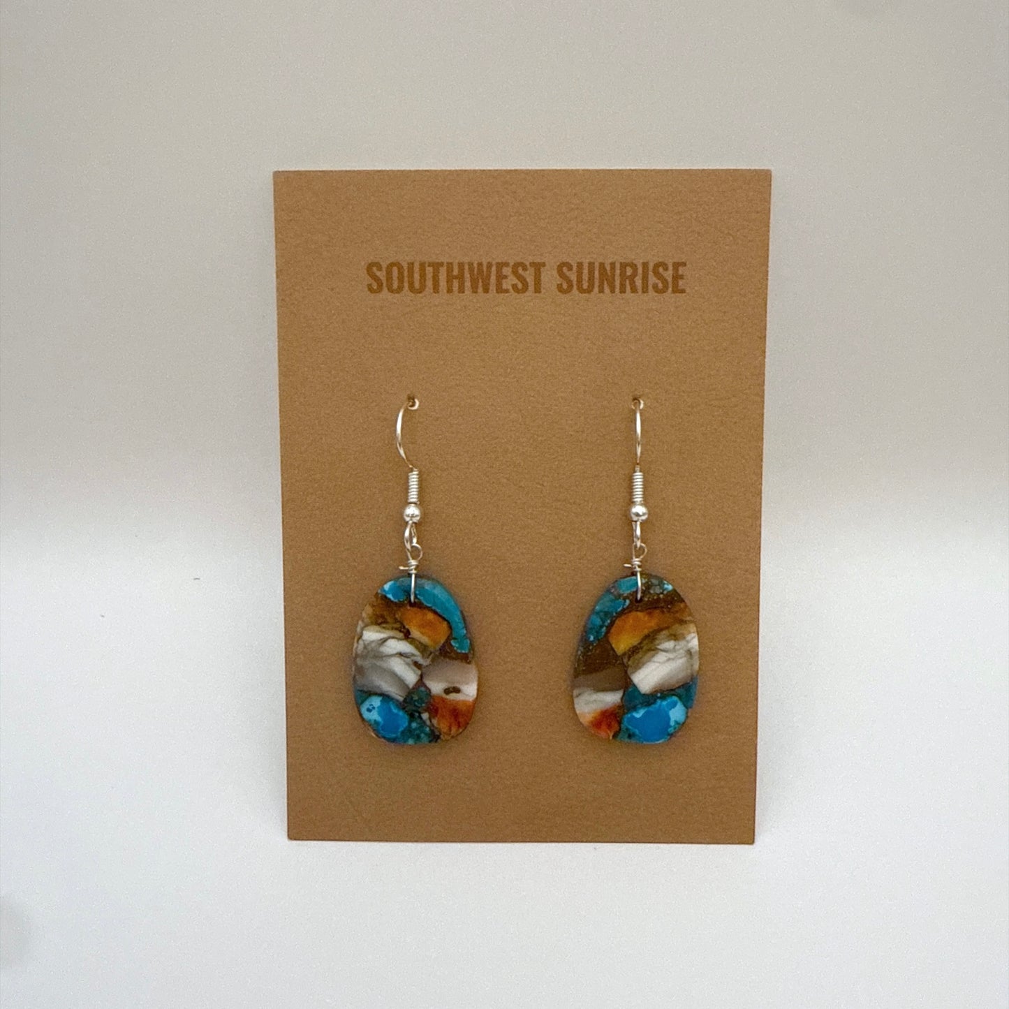 モハベターコイズスラブピアス E