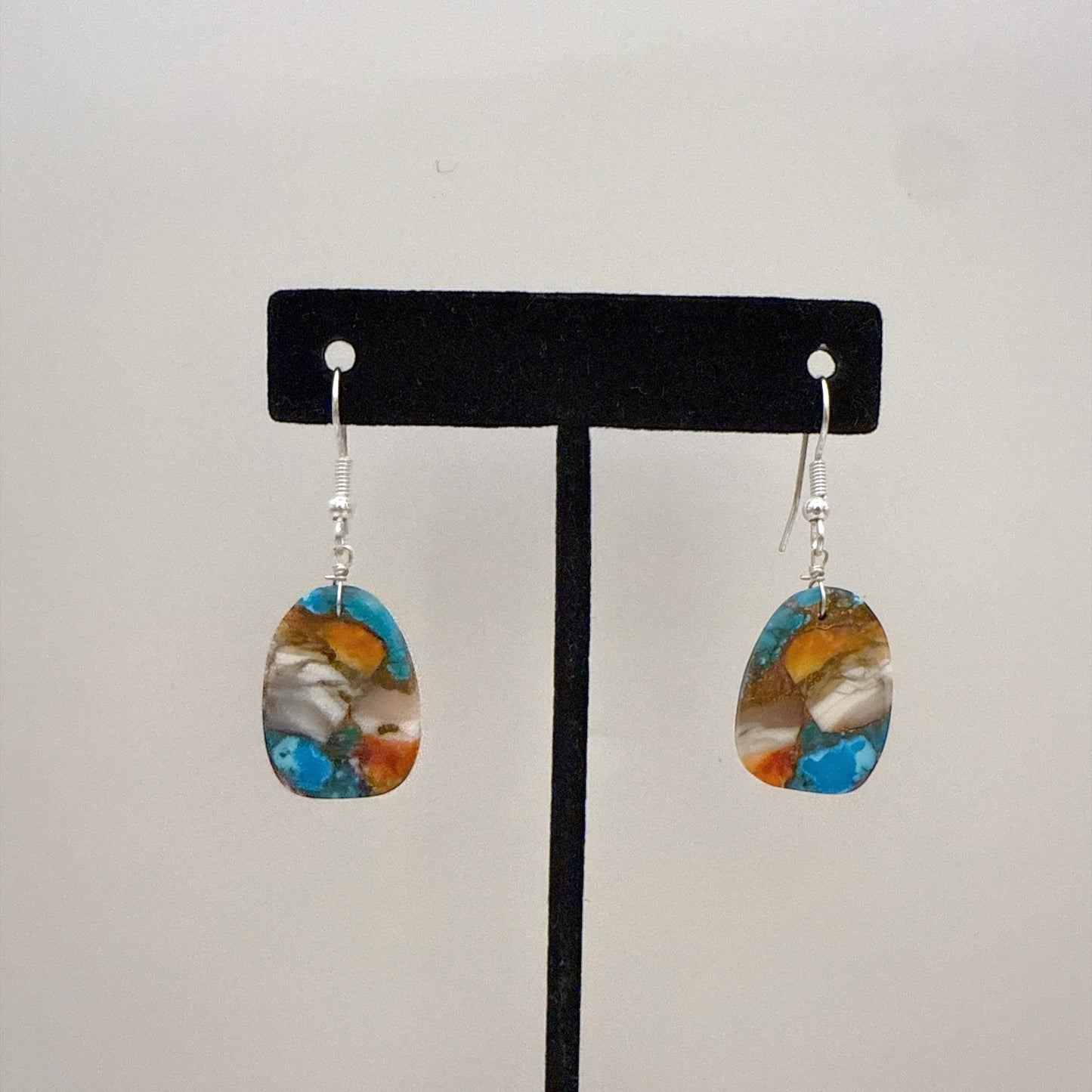 モハベターコイズスラブピアス E