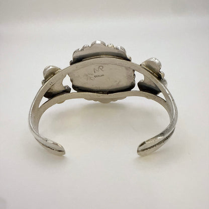 キングマンターコイズクラスターバングル By Mike & Evelyn Platero 内周133mm