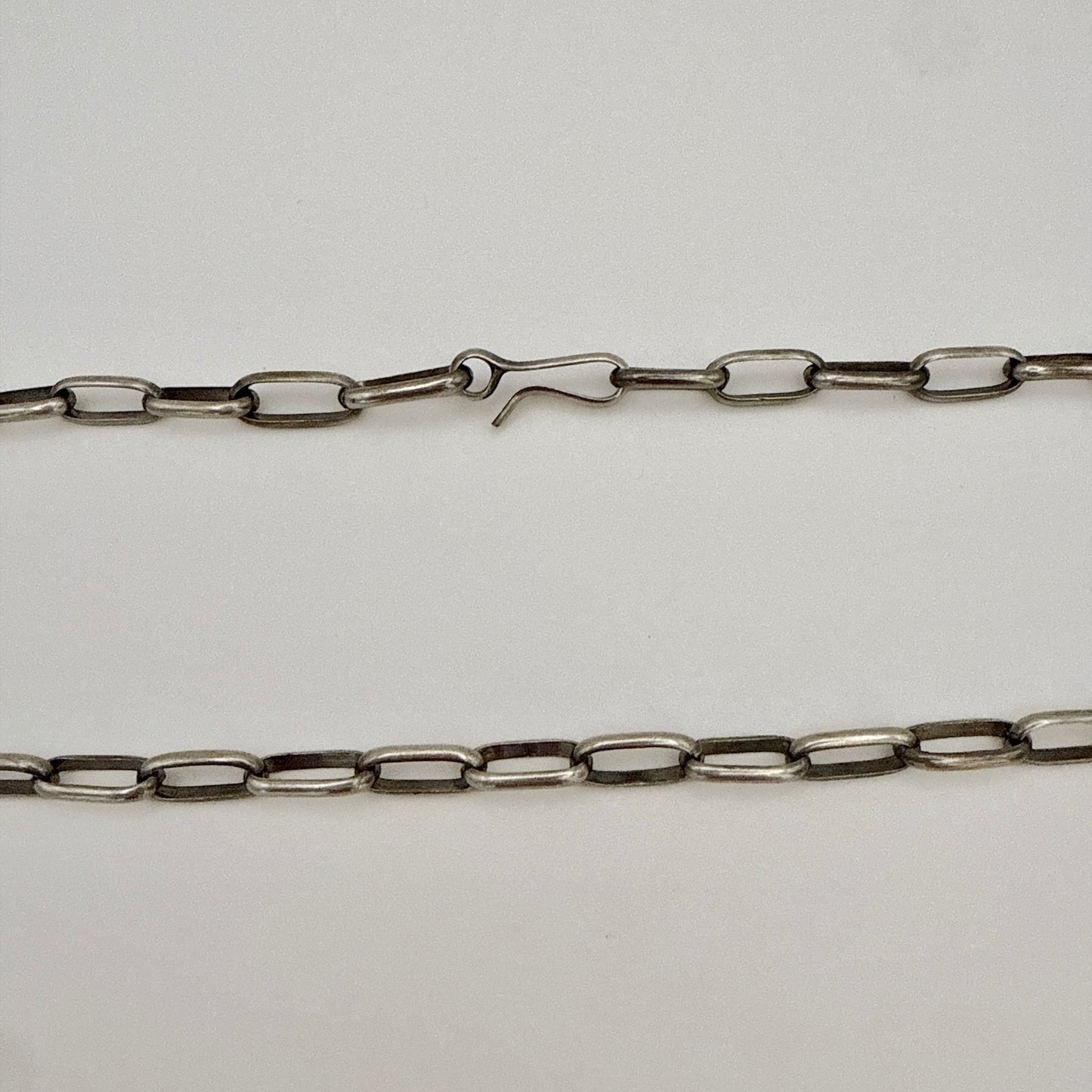 ハンドメイドスターリングシルバーチェーン 60cm 