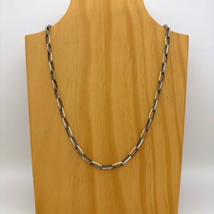 ハンドメイドスターリングシルバーチェーン 60cm 