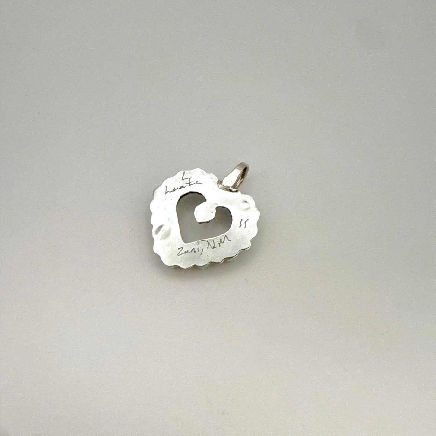 Turquoise Heart Pendant A