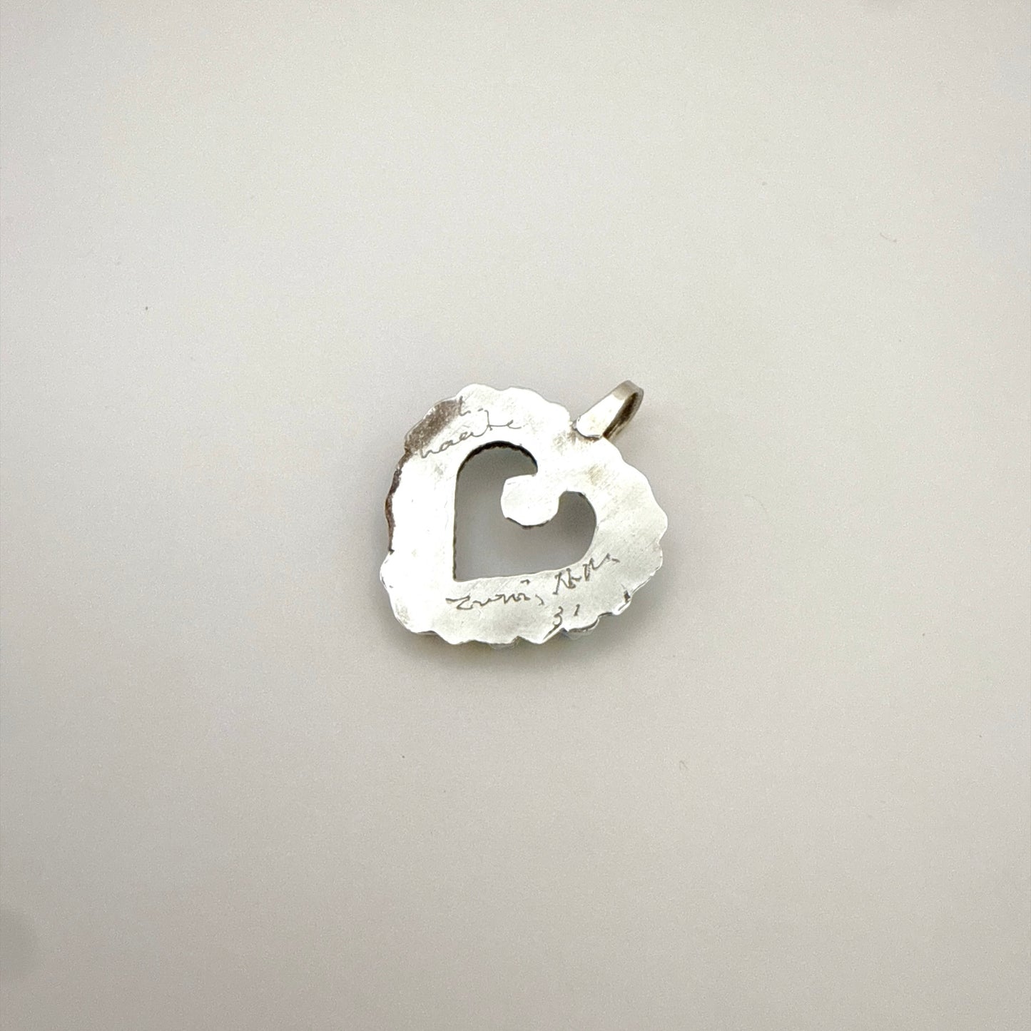 Turquoise Heart Pendant B