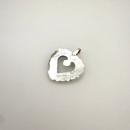 Turquoise Heart Pendant B