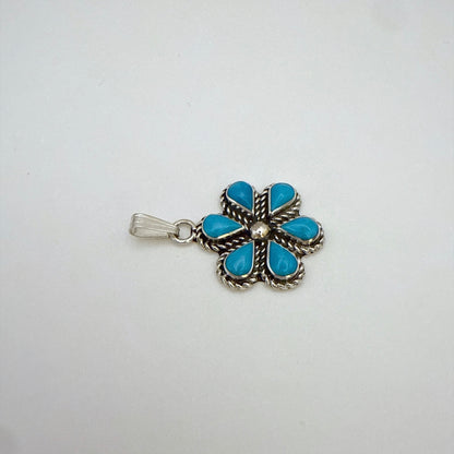 Turquoise Cluster Pendant A