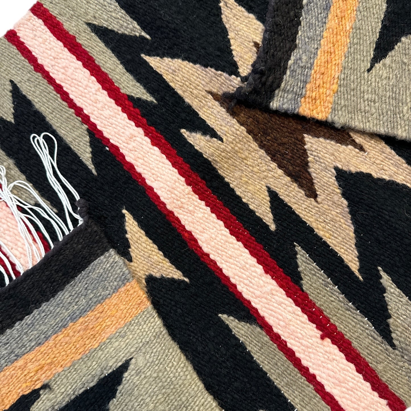 手織りナバホラグ　