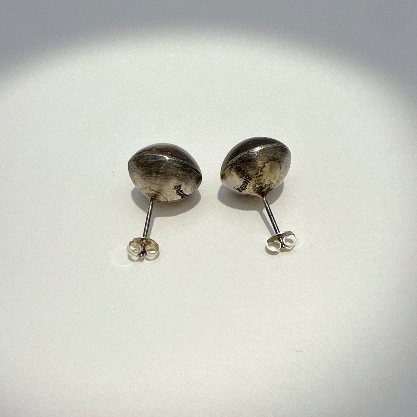 Navajo Pearl Stud Earrings 5/8"