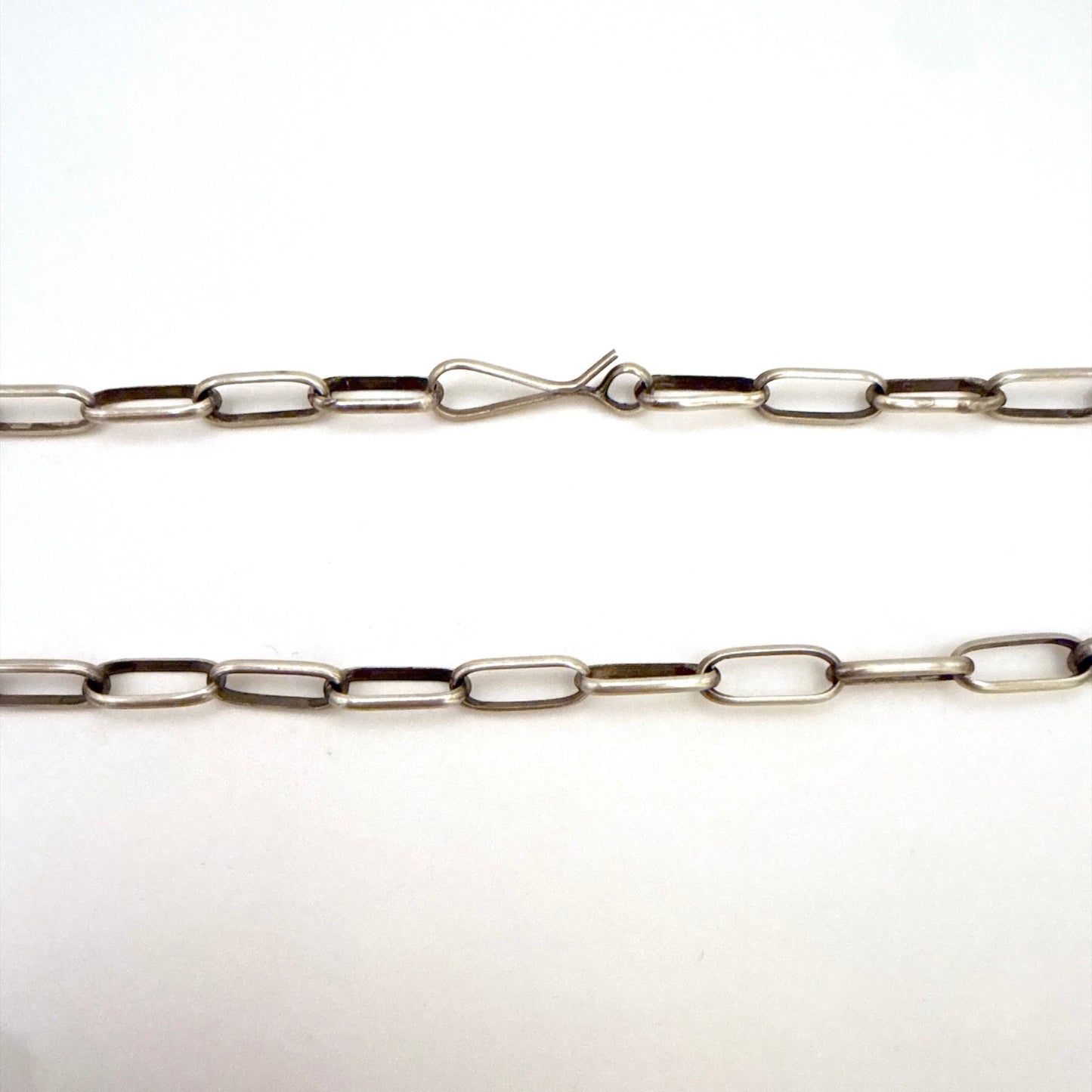 Navajo Handmade Sterling Silver Chain 24" - Link 3/8"