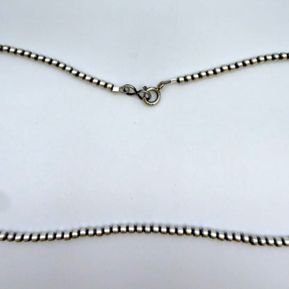 Round Navajo Pearls Necklace 3mm - 18"