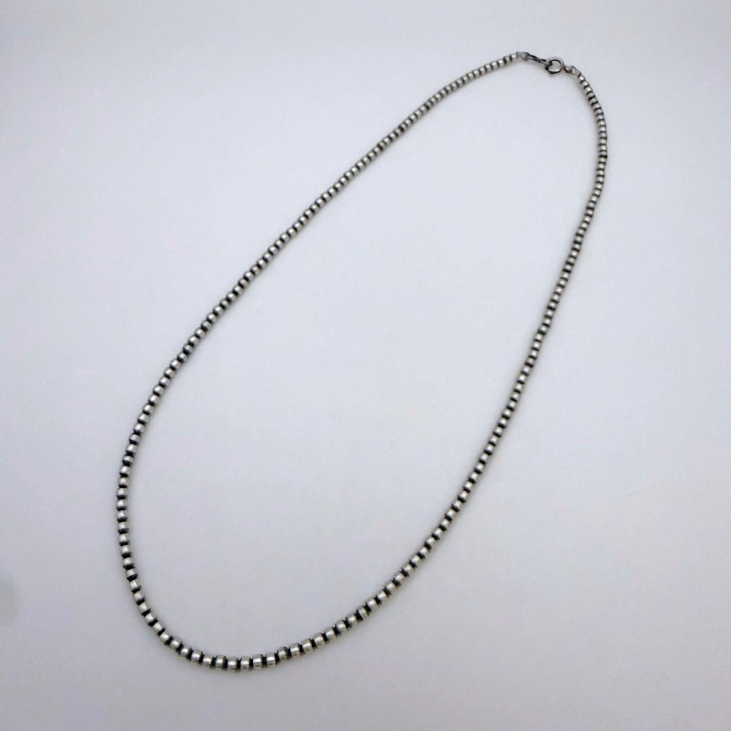Round Navajo Pearls Necklace 3mm - 20"