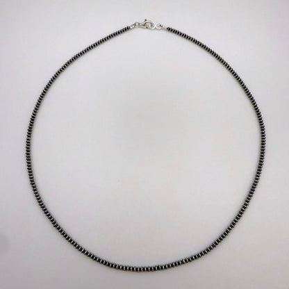 Saucer Navajo Pearls Necklace 3mm - 22"