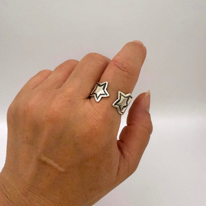 Double Star Split Ring by Sunshine Reeves