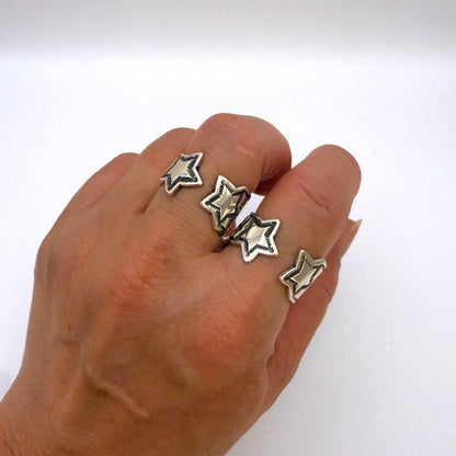 Double Star Split Ring by Sunshine Reeves