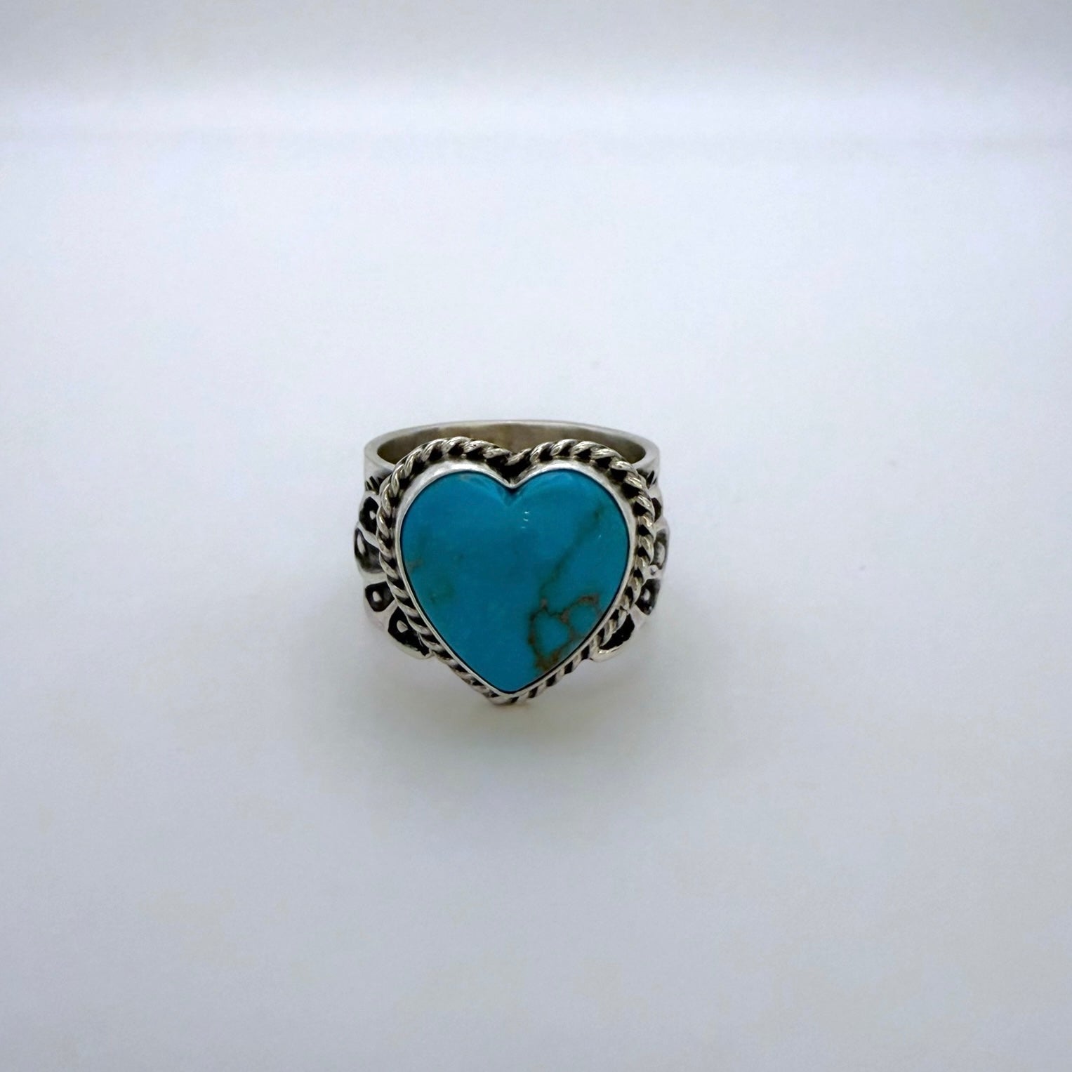 LION様Sunshine Reeves ハートターコイズリング 10号 Sunshine Reeves Navajo Turquoise Heart Ring Sterling Silver Size