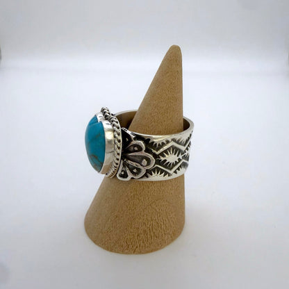 ターコイズハートリング By Sunshine Reeves サイズ20号