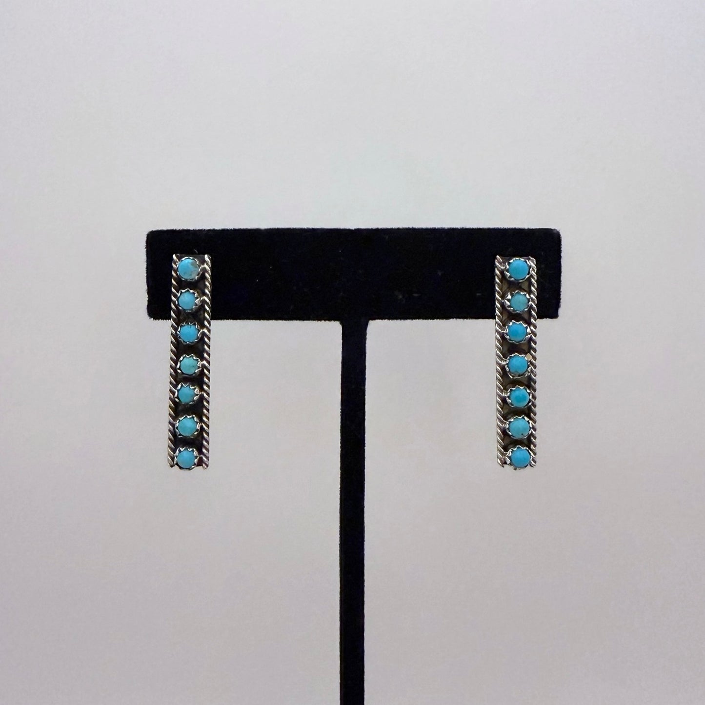 Turquoise Bar Earrings