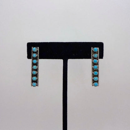 Turquoise Bar Earrings
