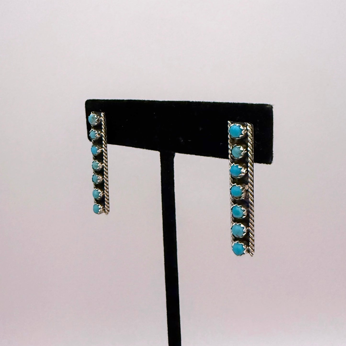 Turquoise Bar Earrings