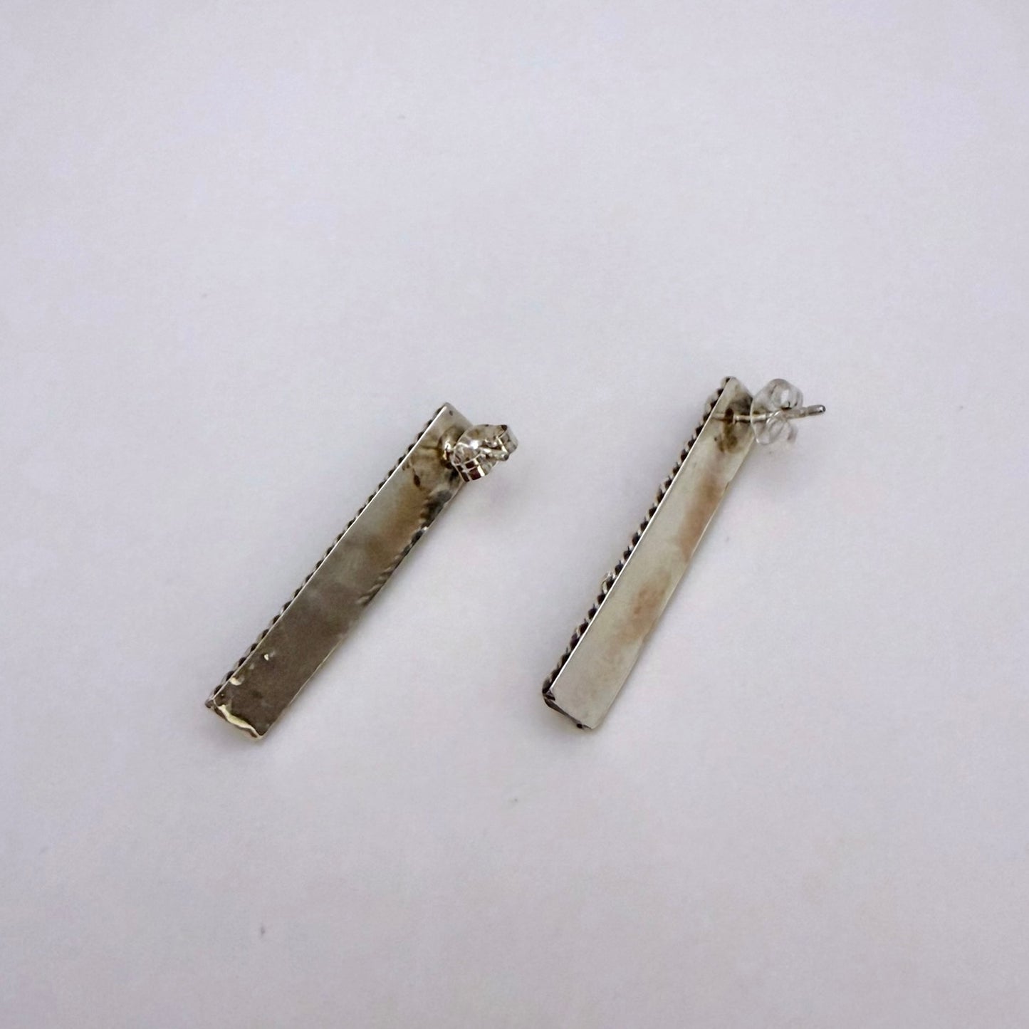 Pink Conch Bar Earrings