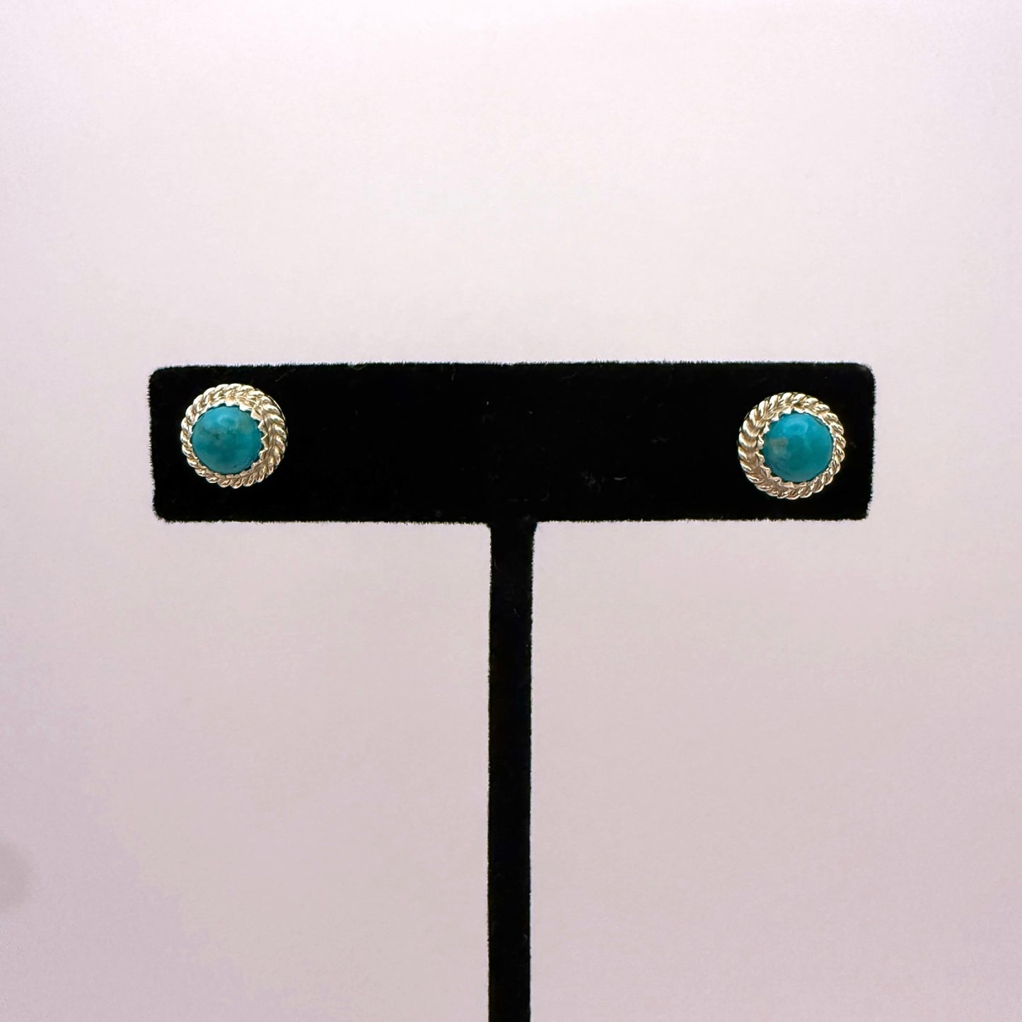 Turquoise Stud Earrings A
