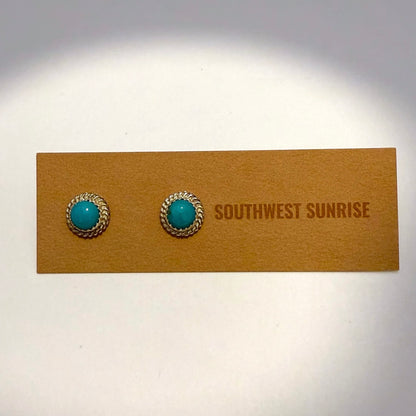 Turquoise Stud Earrings B