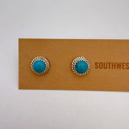 Turquoise Stud Earrings B