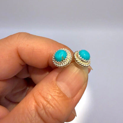 Turquoise Stud Earrings B