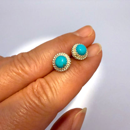 Turquoise Stud Earrings B