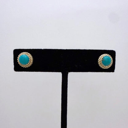 Turquoise Stud Earrings B