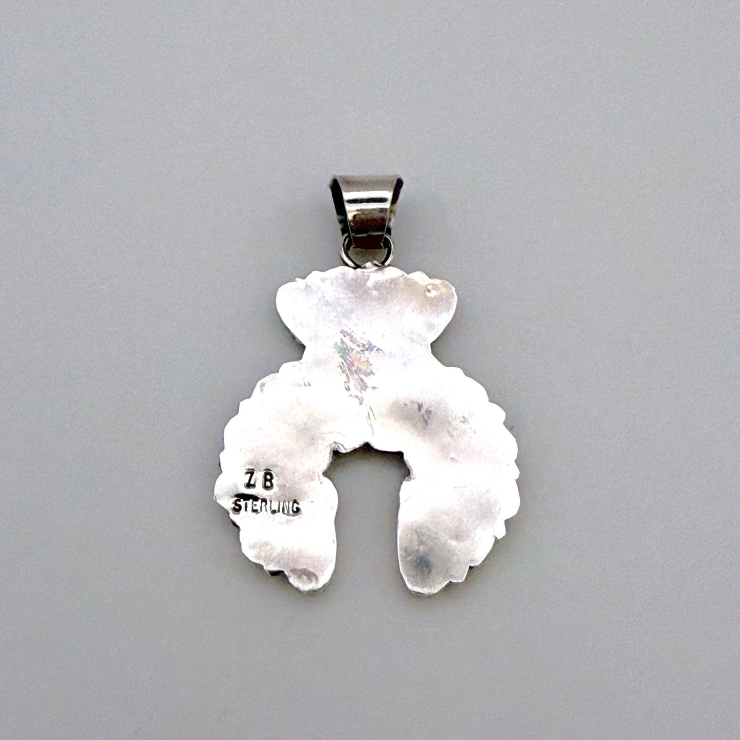 Turquoise Naja Pendant By Zeita Begay A