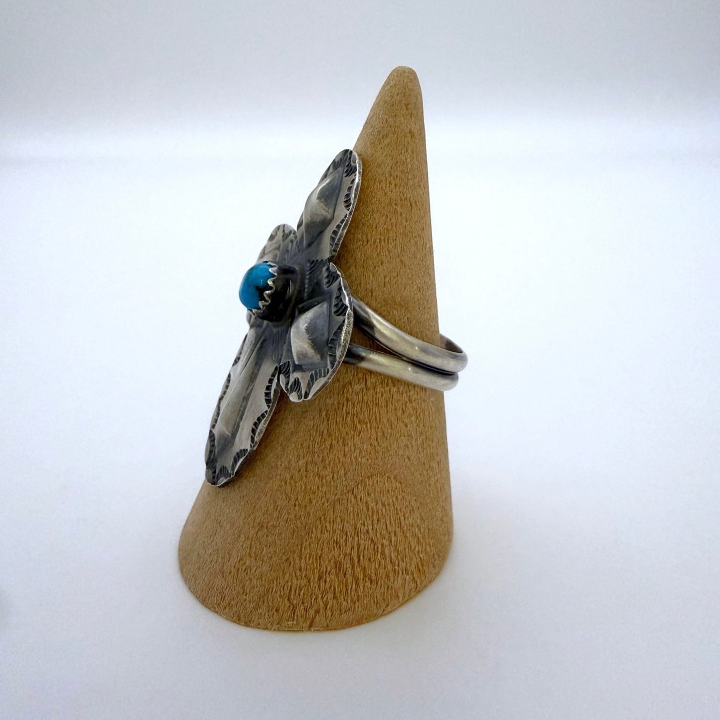 Turquoise Cross Ring Size 9