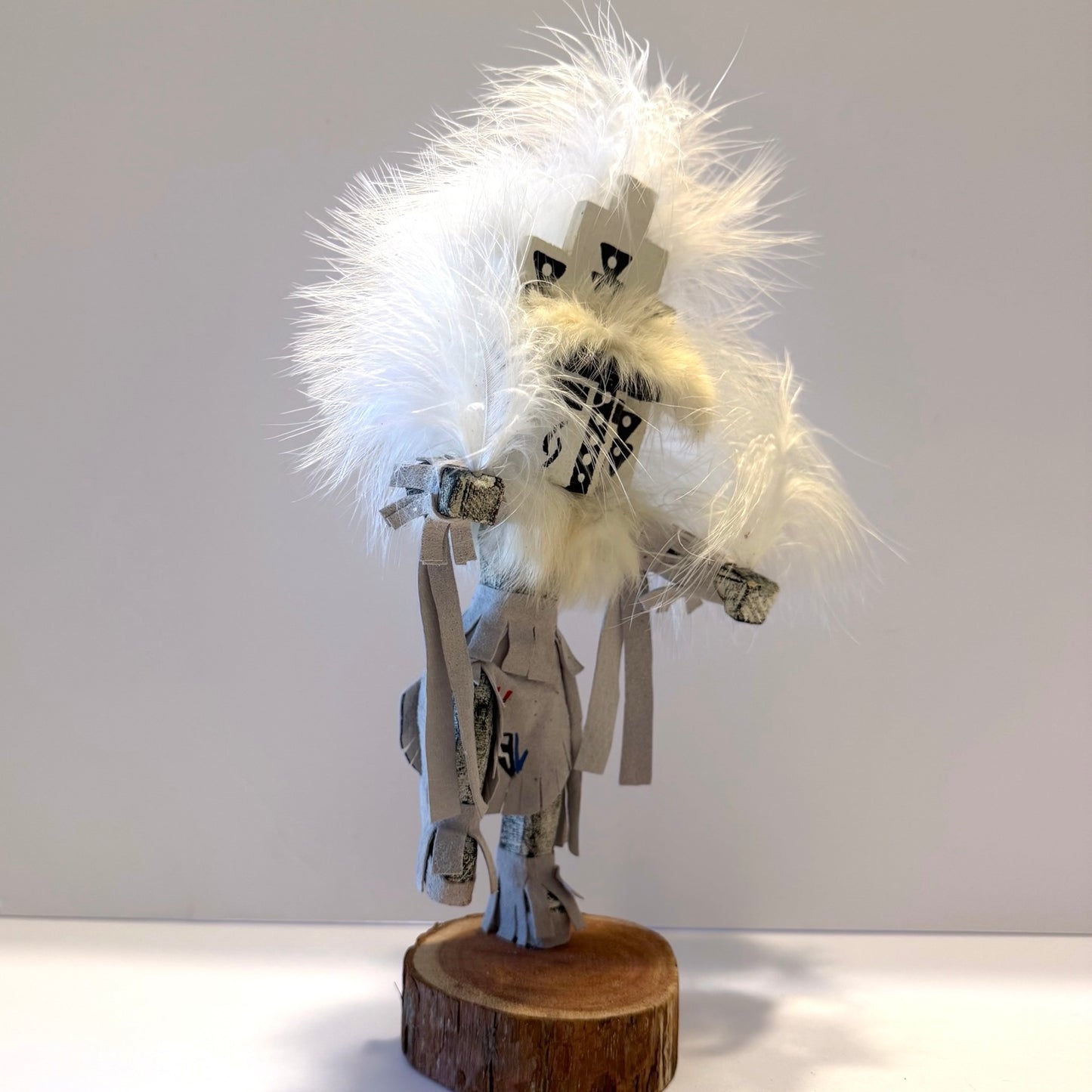 Native American Navajo White Cloud Kachina Doll /White B