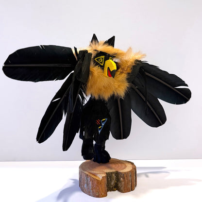 Native American Navajo Raven Kachina Doll / Black2