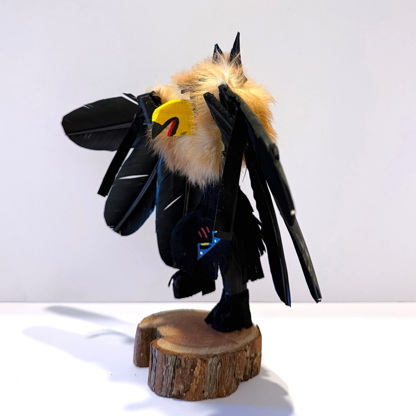 Native American Navajo Raven Kachina Doll / Black2