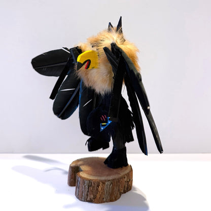 Native American Navajo Raven Kachina Doll / Black2