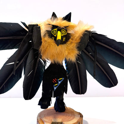 Native American Navajo Raven Kachina Doll / Black2