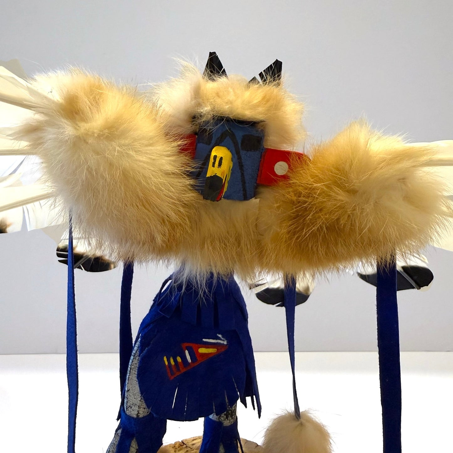 Native American Navajo Eagle Kachina Doll / Blue1