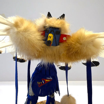 Native American Navajo Eagle Kachina Doll / Blue1