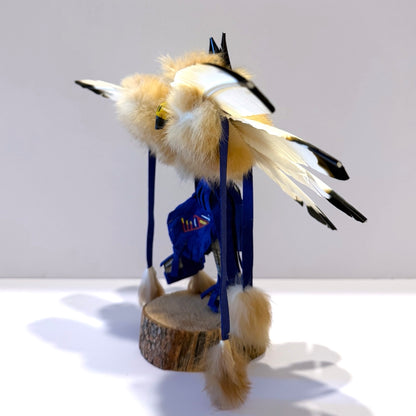 Native American Navajo Eagle Kachina Doll / Blue1