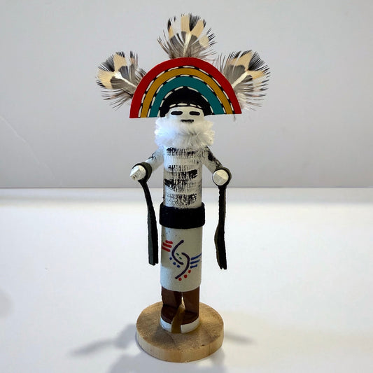 Native American Navajo Tiny Kachina Doll / Rainbow