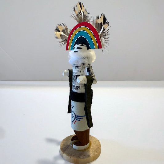 Native American Navajo Tiny Kachina Doll / Rainbow