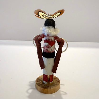 Native American Navajo Tiny Kachina Doll / Hoop Dancer