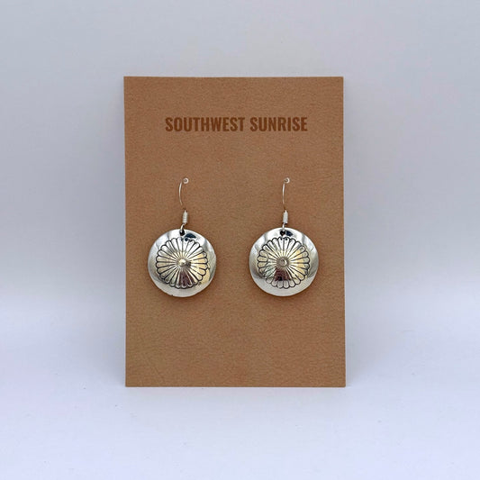 Stamped Dangle Earrings