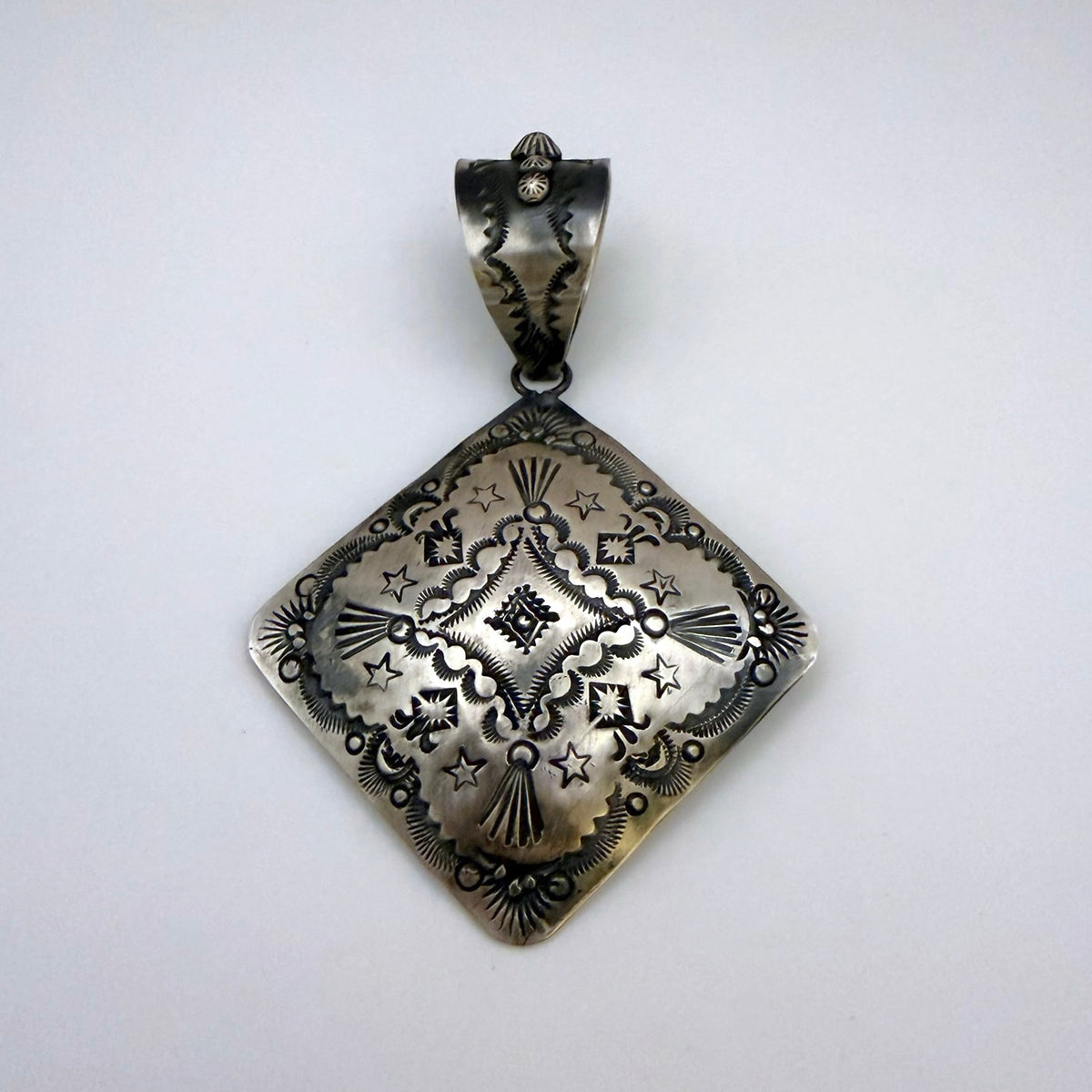 Stamped Pendant By Vincent Platero
