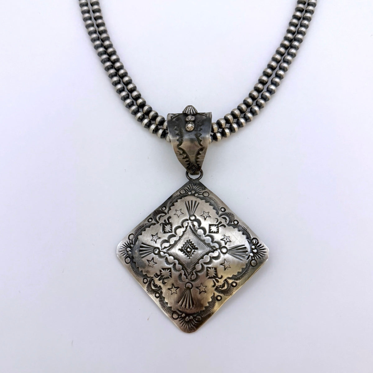 Stamped Pendant By Vincent Platero