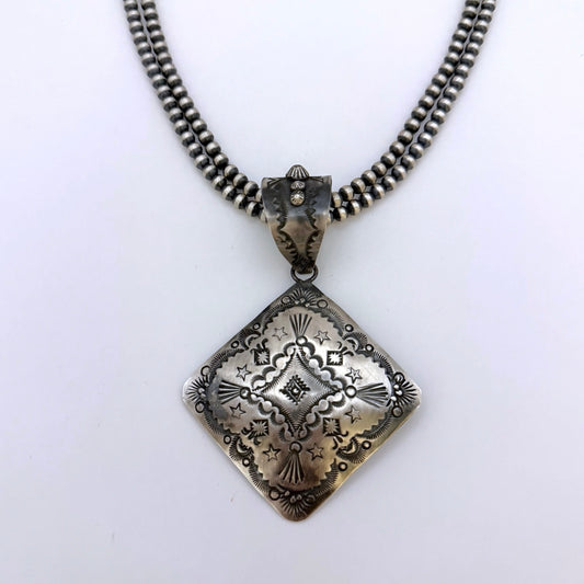 Stamped Pendant By Vincent Platero