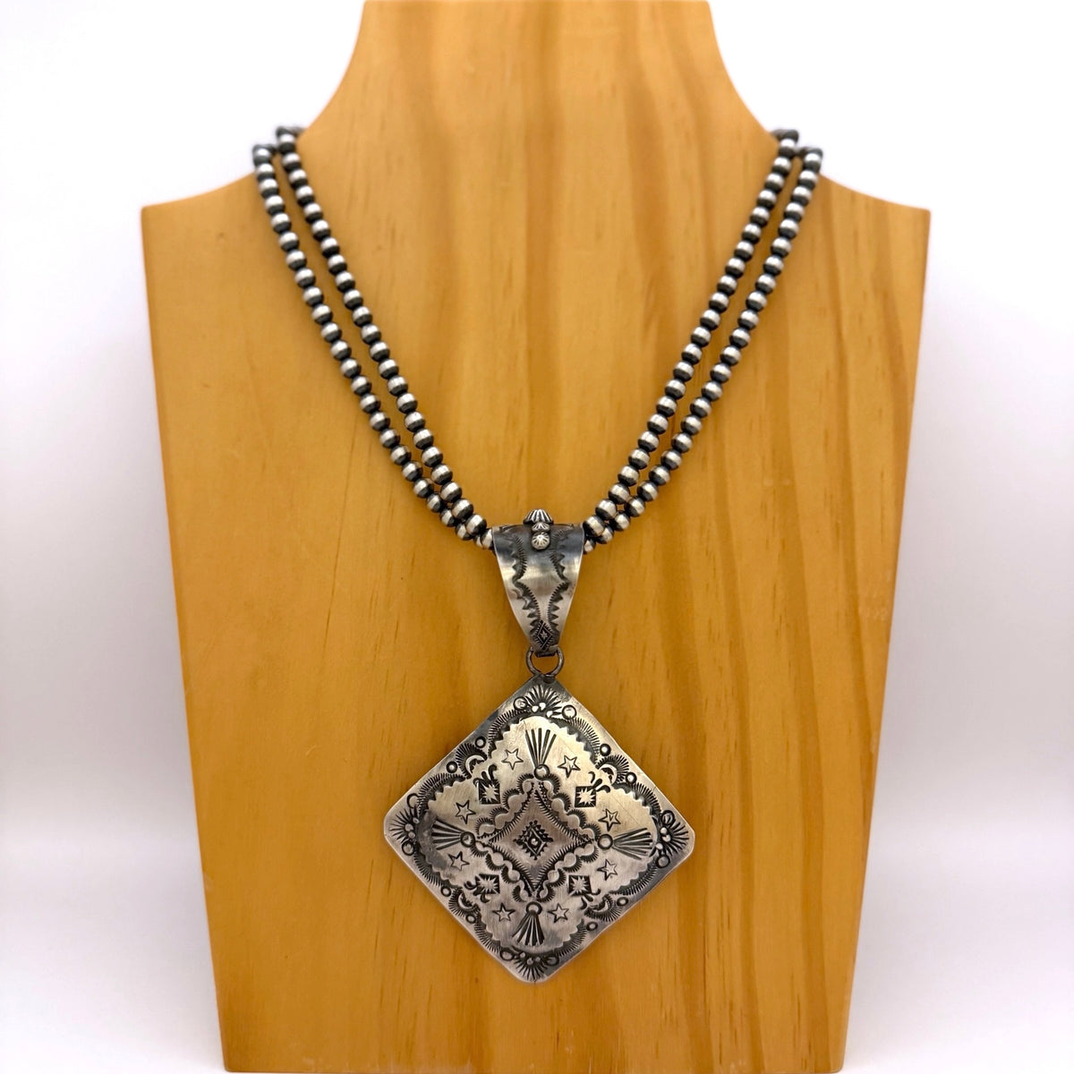 Stamped Pendant By Vincent Platero